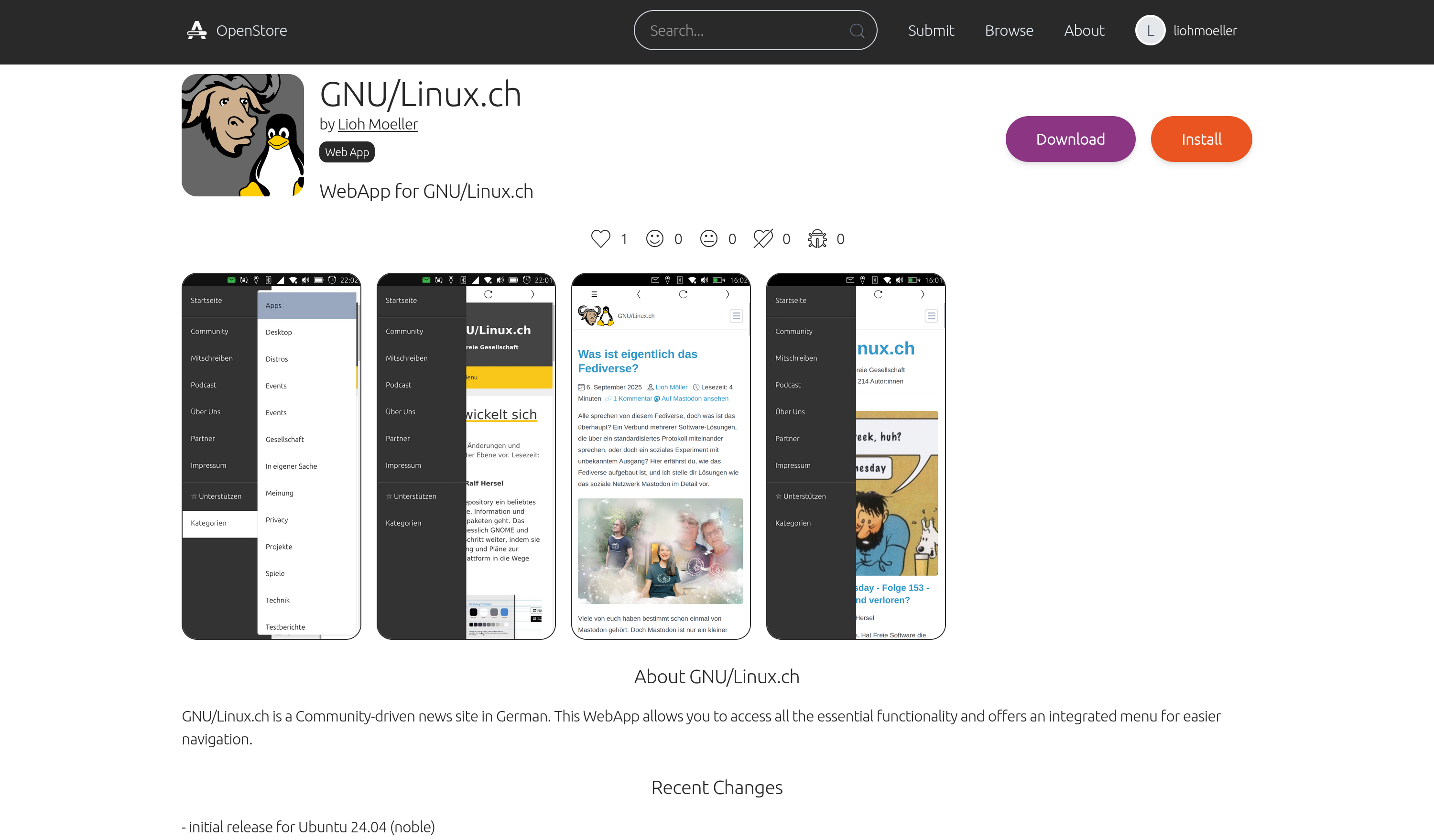 ubuntu touch 24.04 in version 1.0 veröffentlicht