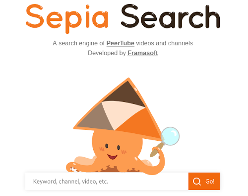 sepia search - die suchmaschine für peertube