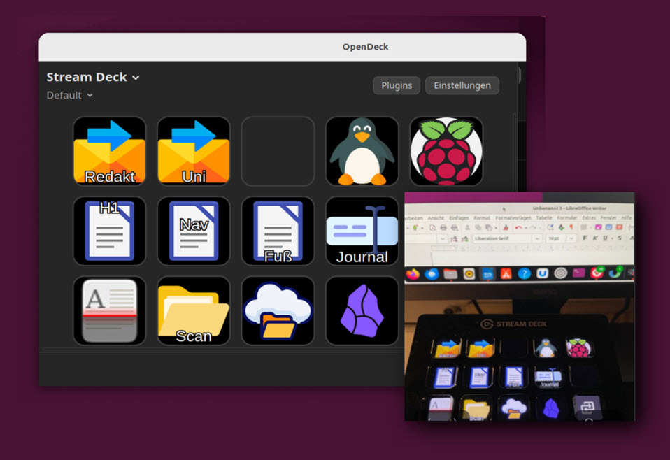 opendeck - makros, shortcuts und automatisierungen via stream deck nutzen