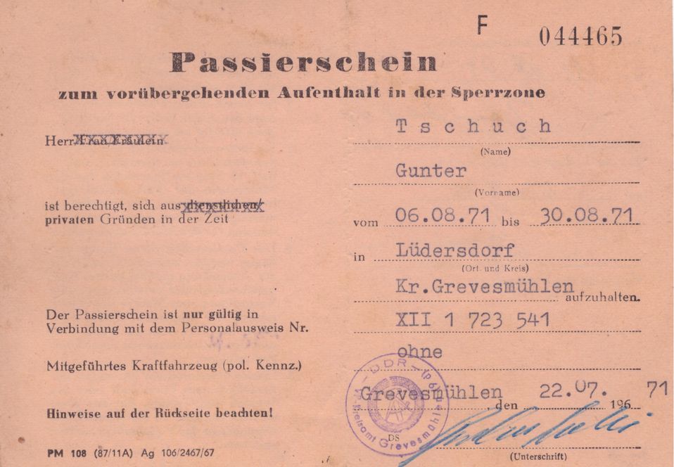 zum wochenende: passierschein a38