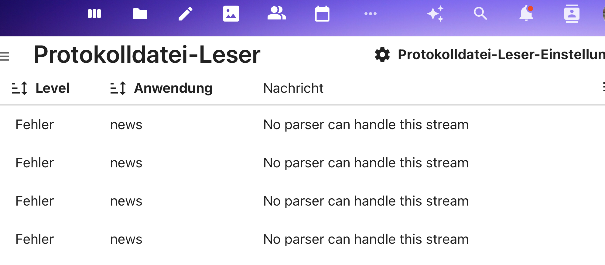 Fehlerbeispiel