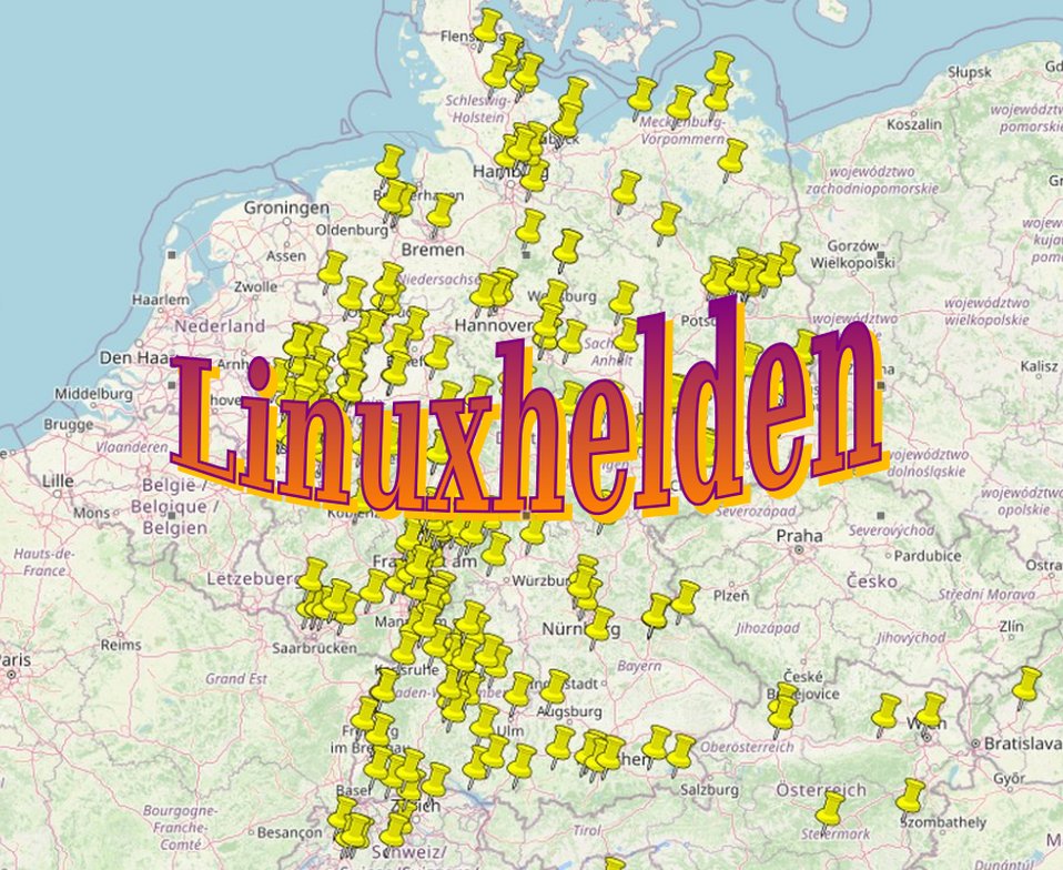 die linuxhelden-karte