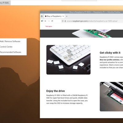 kurzer blick auf raspberry pi os trixie