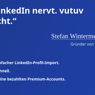 vutuv ersetzt linkedin