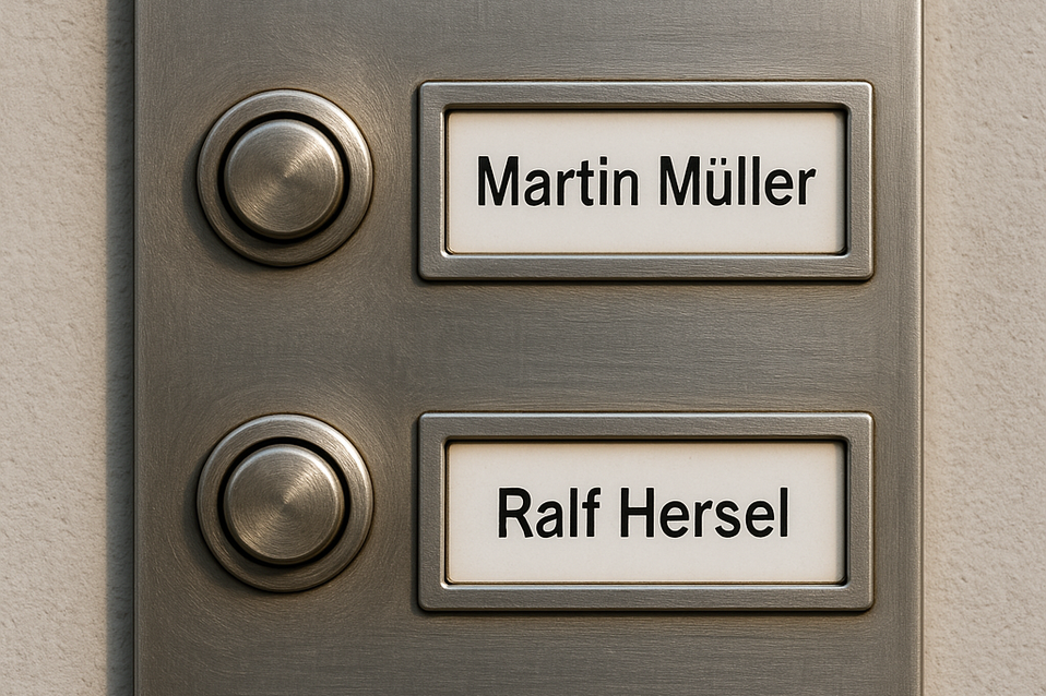 zum wochenende: raumnamen
