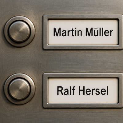 zum wochenende: raumnamen