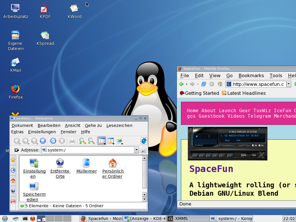 video: ein linux-abenteuer mit retro-technologie