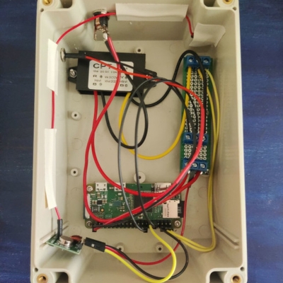 schaltzentrale mit einem raspberry pi zero w