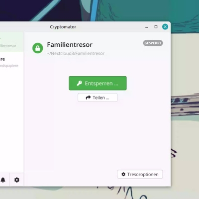 cryptomator-desktop 1.18 - recovery key für den fall des falles