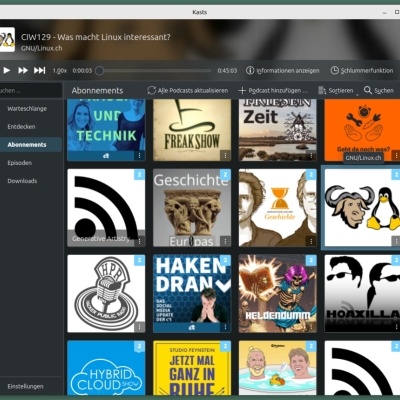 opml-datei für unsere podcast-sammlung