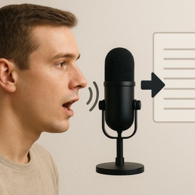 libre office texte unter linux diktieren mit speech note
