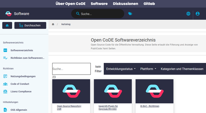 open code ist da
