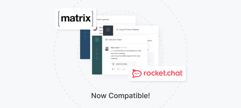 rocket.chat unterstützt das matrix-protokoll