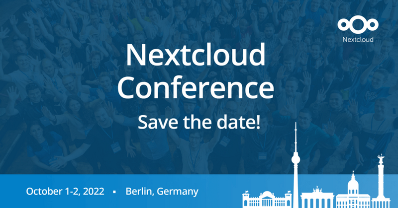 nextcloud-konferenz anfang oktober in berlin