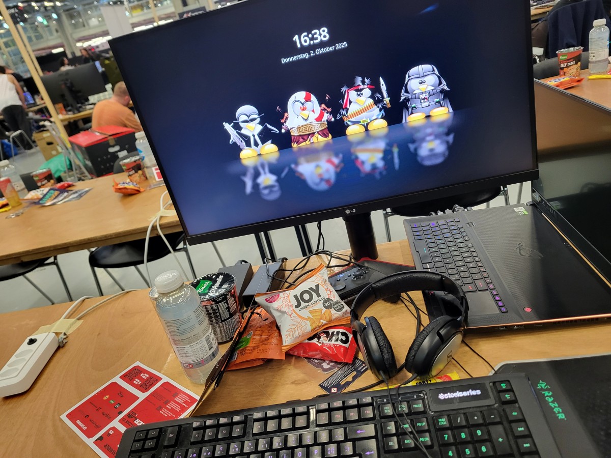 lan-party mit linux desktop: kann das gut gehen?