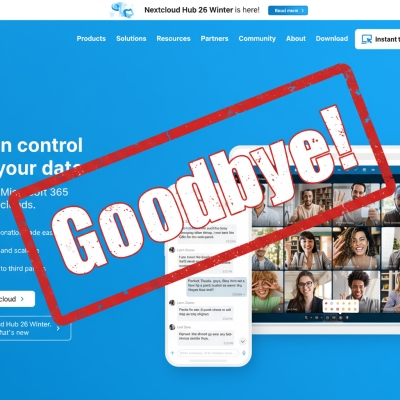 wir wechseln: unser wechsel von nextcloud zu?