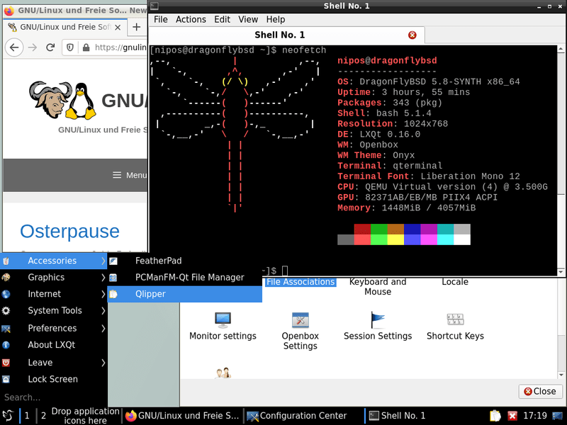 DragonFly BSD: Fokus auf Performance - GNU/Linux.ch