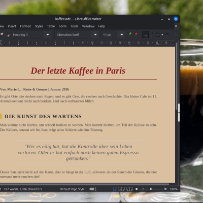 libreoffice writer - markdown-import mit template-funktion nutzen