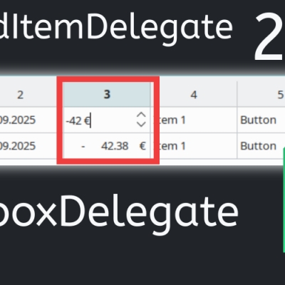 qstyleditemdelegate 2: spinboxdelegate