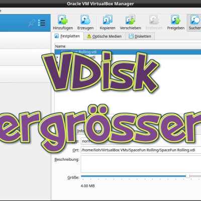 video: virtualbox disk vergrössern
