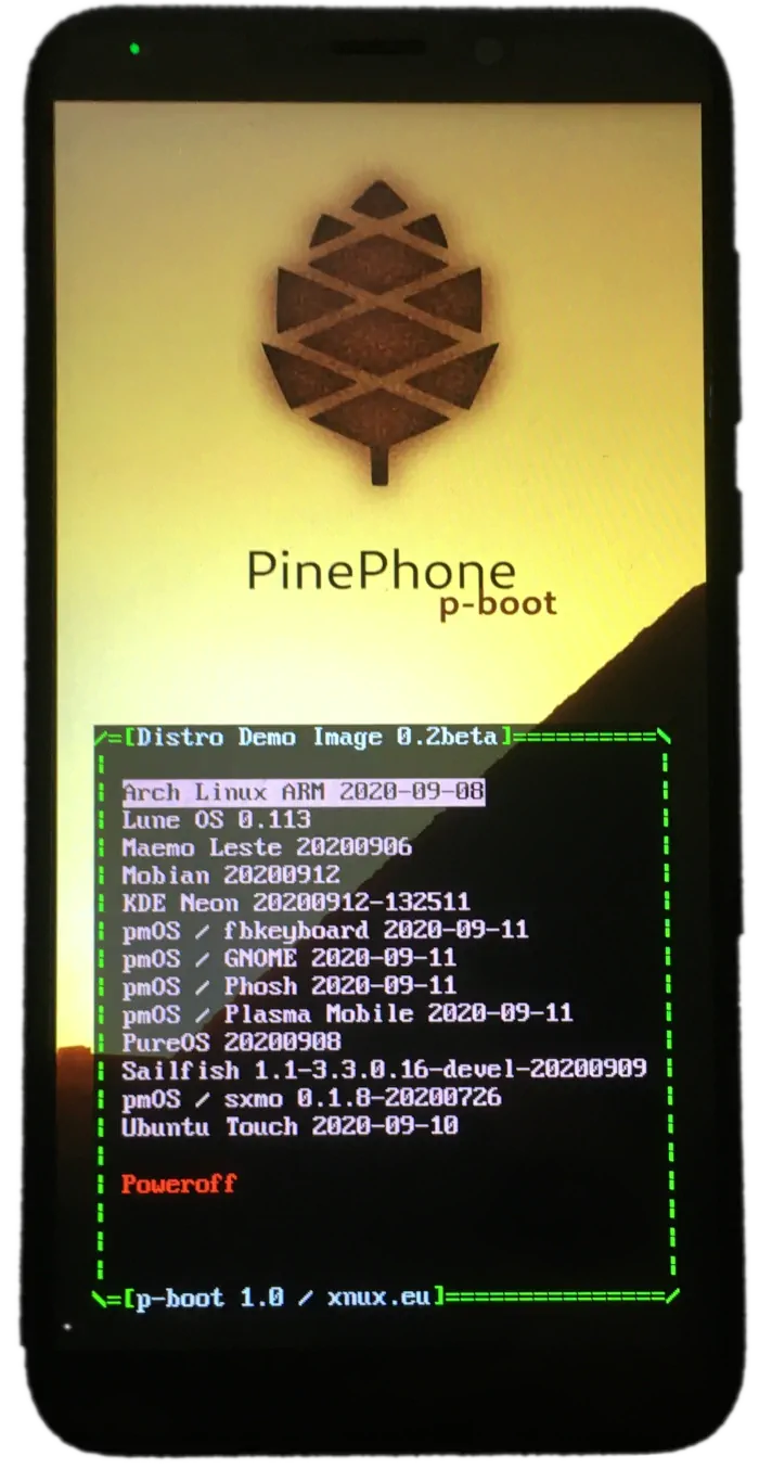 pinephone multi-distro image verfügbar