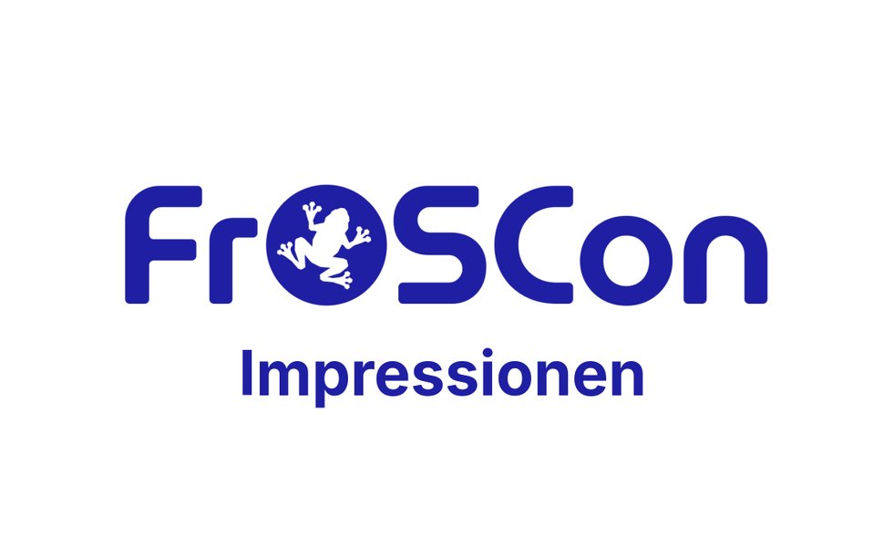das war die froscon 2026 - impressionen