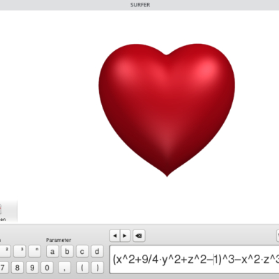 algebraische flächen visualisieren mit surfer