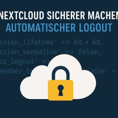 nextcloud sicherer machen: automatischer logout 