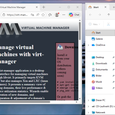 virt-manager: vom terminal zum windows