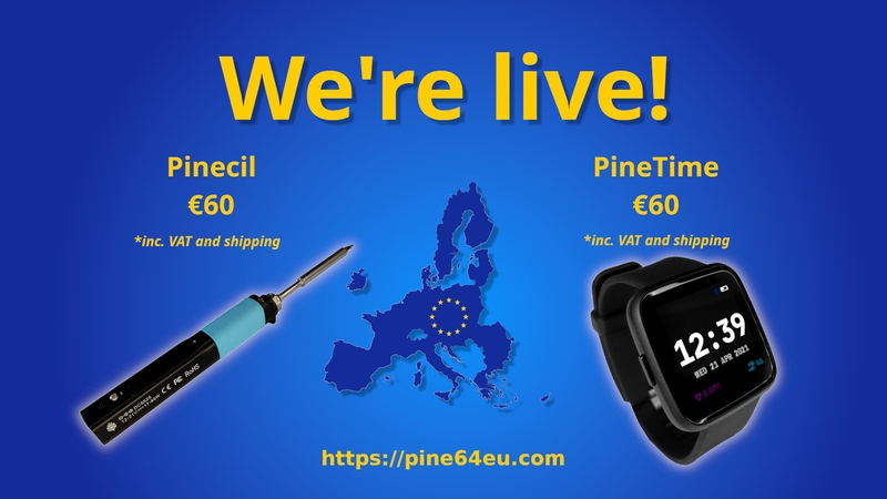 pine64 eröffnet store in europa