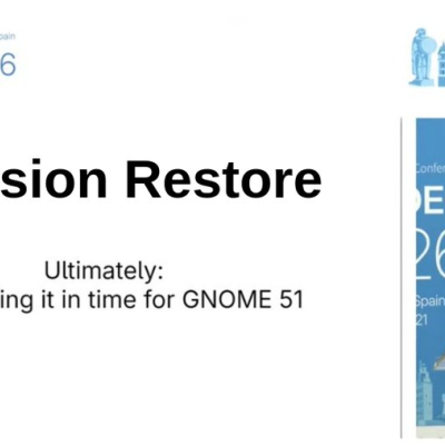 kein session restore in gnome 51