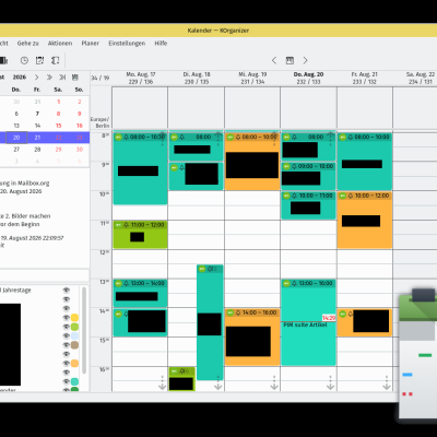 serie - pim: kde 4 - korganizer
