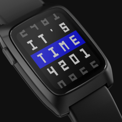 ein blick auf die pebble time 2