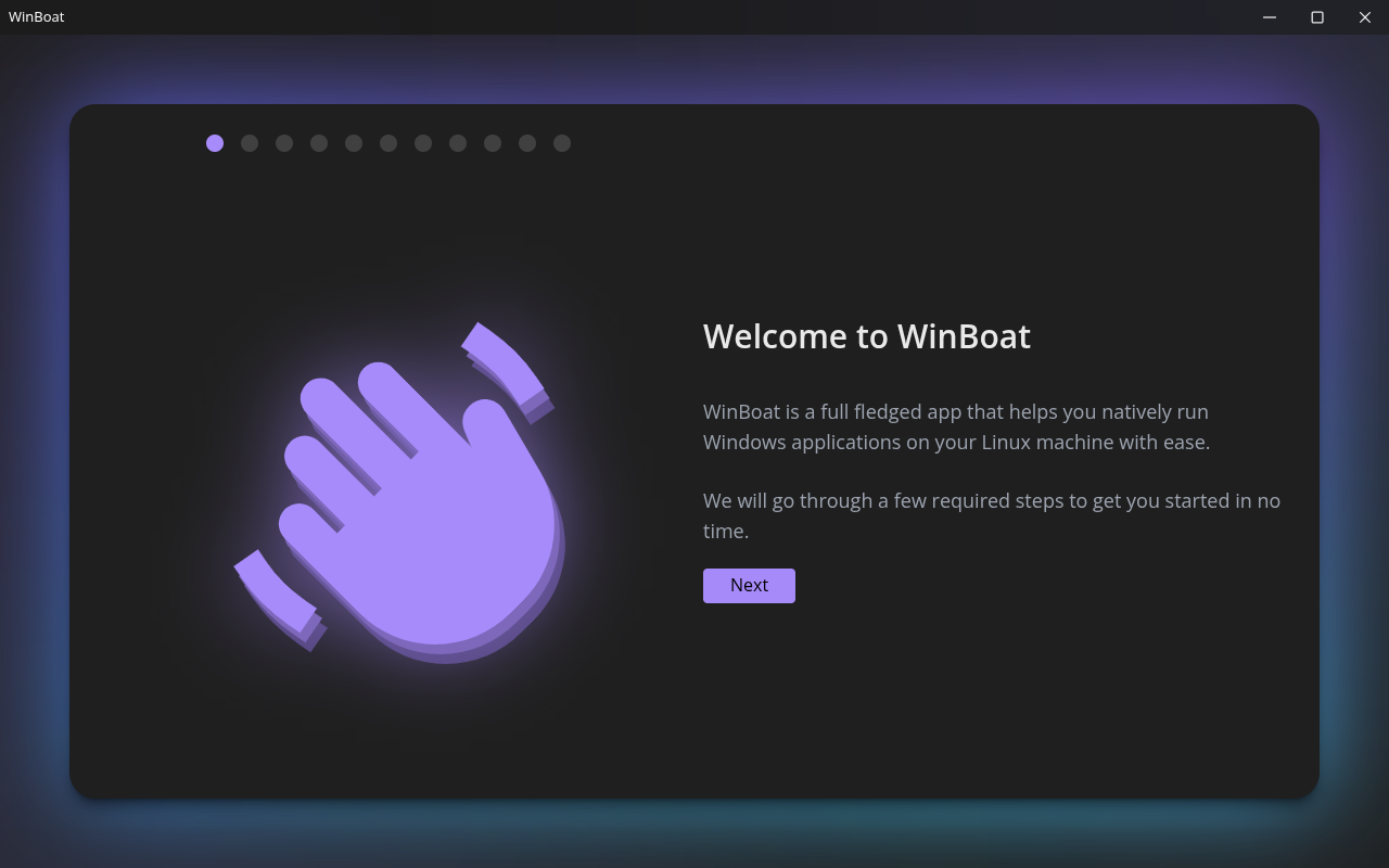 winboat: linux subsystem for windows